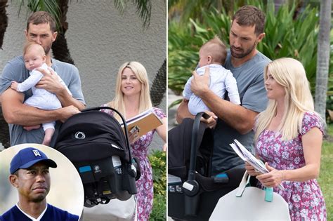 Tiger Woods’ ex Elin Nordegren & baby daddy Jordan。